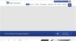 Desktop Screenshot of firstcolumn.com